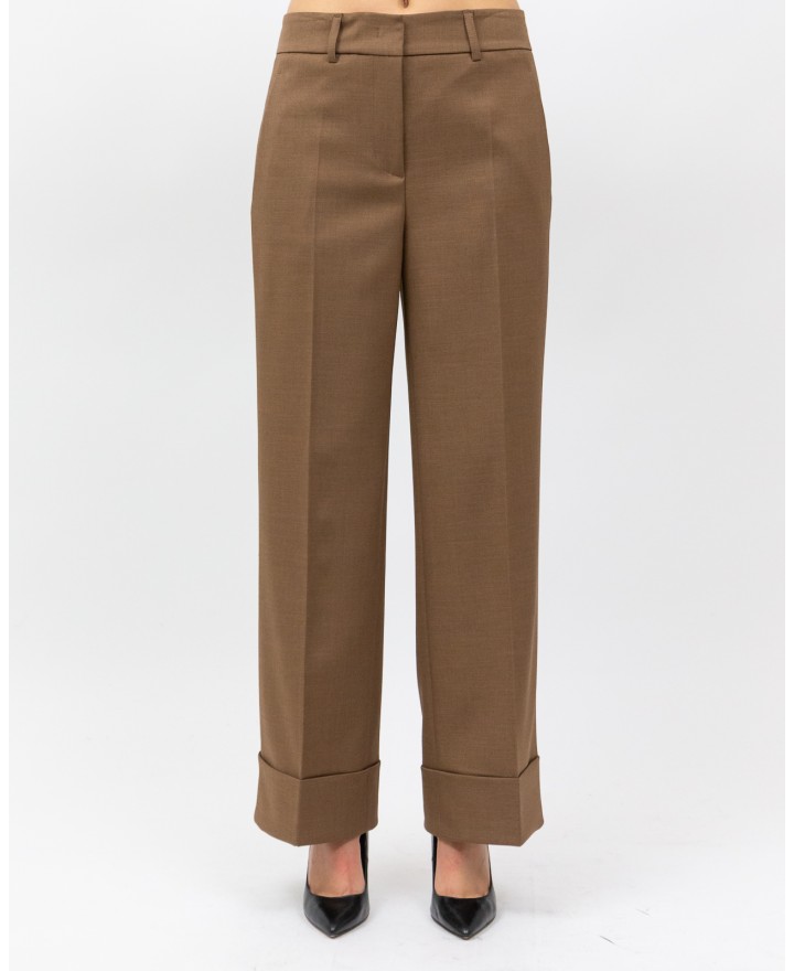 Inès - Pantalone Risvolto Tabacco Donna 4350 4334 43 I25