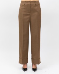 Inès - Pantalone Risvolto Tabacco Donna 4350 4334 43 I25