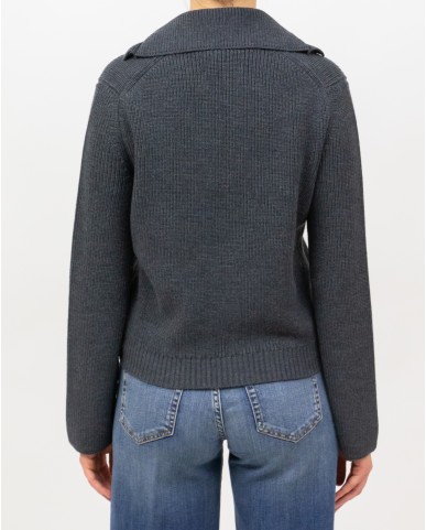 Peserico - Polo Lana Grigia Donna M99482F07 973 I25