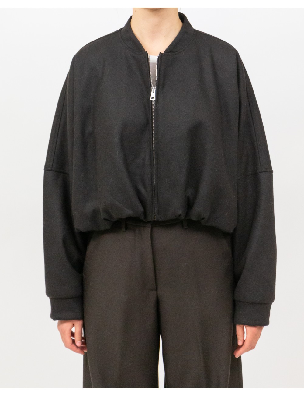 Tela - Giacca Crop Ferdi Marrone Donna 520003 K028 CAFFE I25