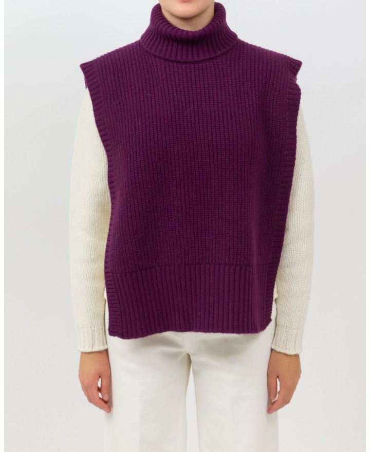 Davantino - Collo Alto Lana Prugna Donna DAV01 PRUGNA I25