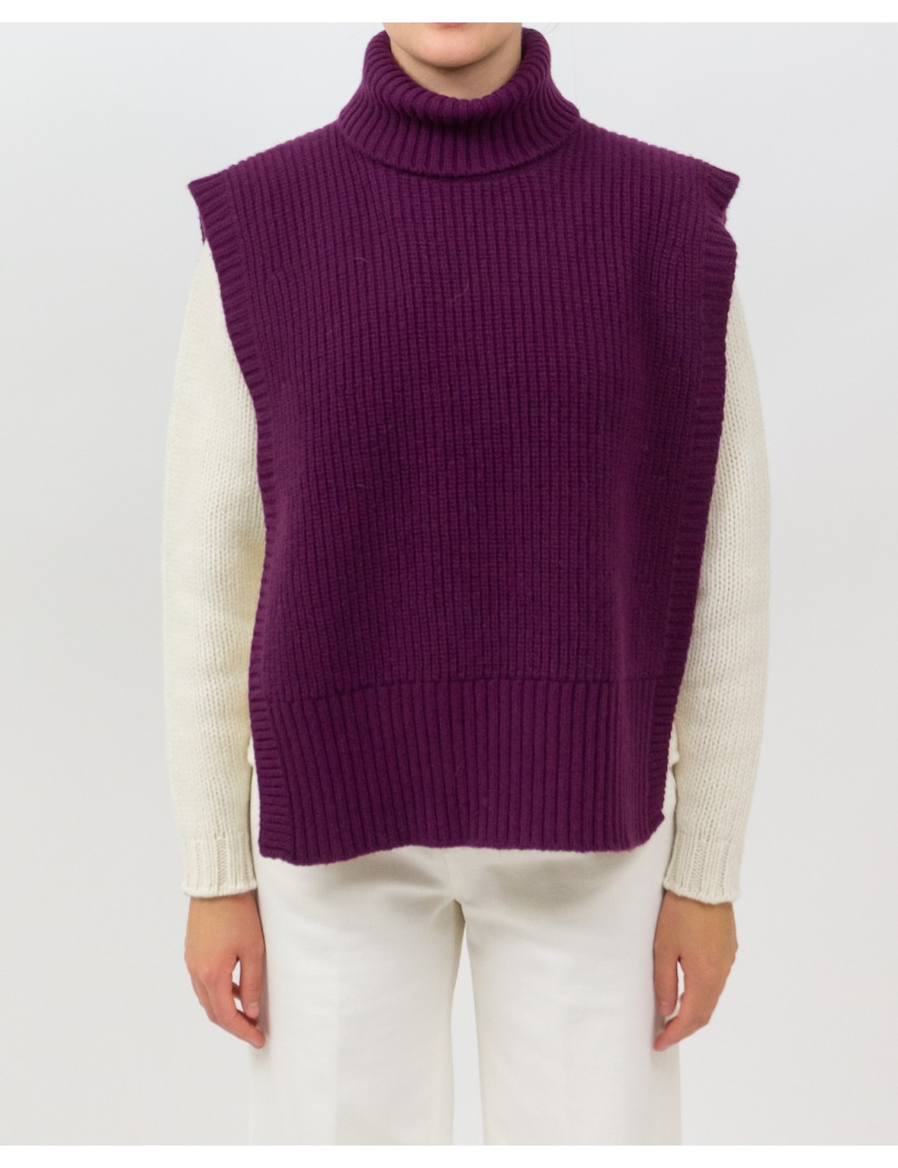 Davantino - Collo Alto Lana Prugna Donna DAV01 PRUGNA I25