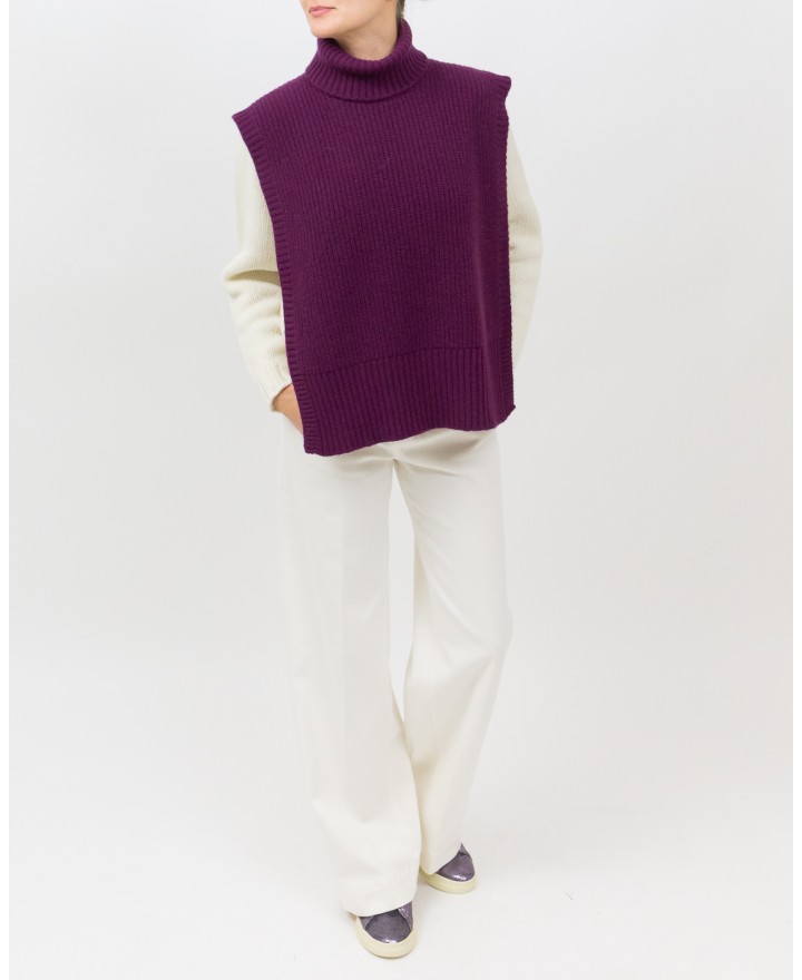 Davantino - Collo Alto Lana Prugna Donna DAV01 PRUGNA I25