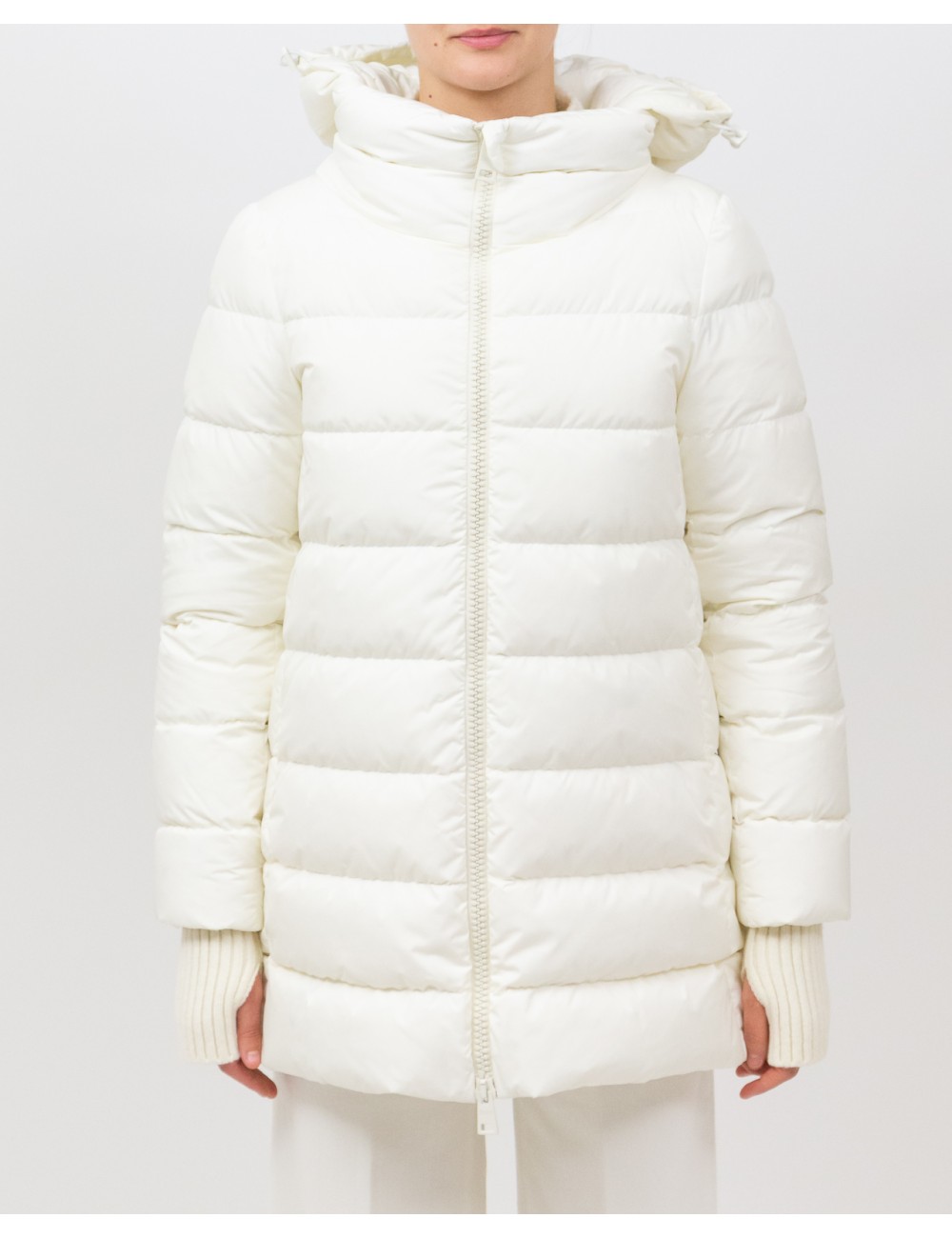 Herno - Women's White Polar Down Jacket PI0660D 12004Z 1000 I25