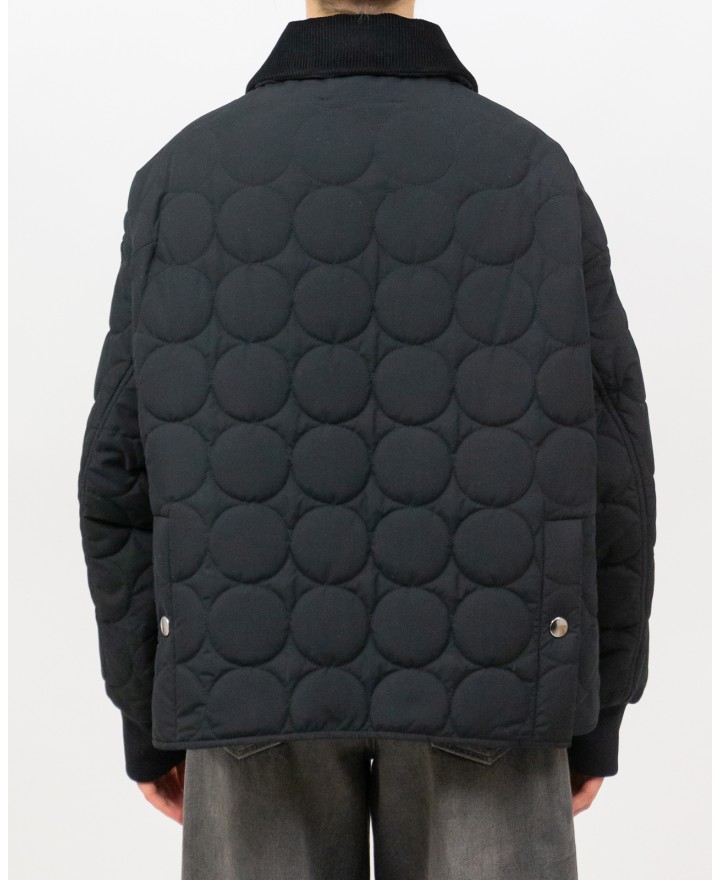 Tela - Women's Black Bubble Quilted Jacket 090069 X001 NERO I25