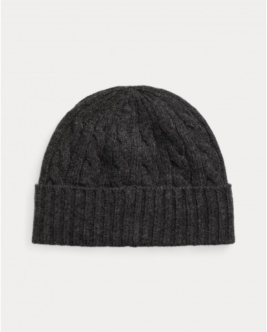 Polo Ralph Lauren - Berretto Treccia Lana Grigio 449959346006 I25