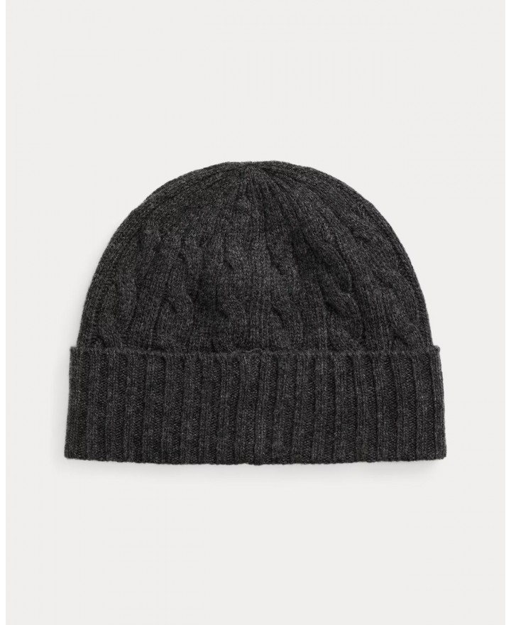 Polo Ralph Lauren - Berretto Treccia Lana Grigio 449959346006 I25