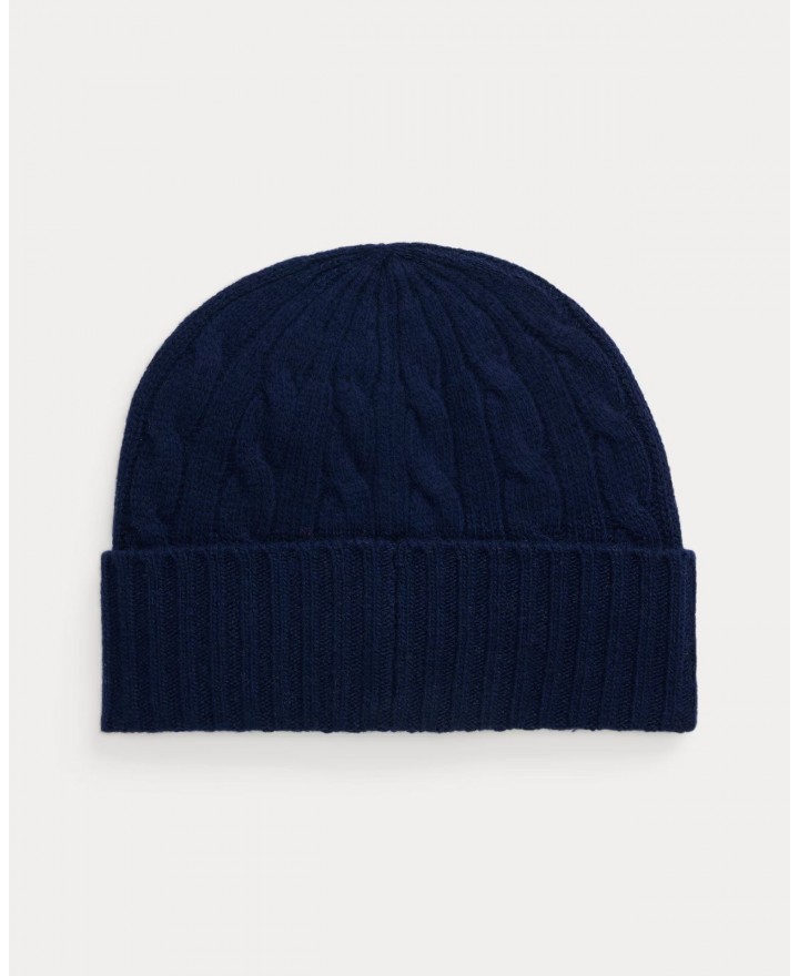 Polo Ralph Lauren - Berretto Treccia Lana Blu 449959346002 I25