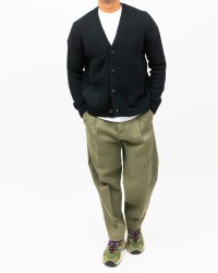 A Trip In A Bag - Cardigan Scollo V Nero Uomo ATF7310 100 BLACK I25