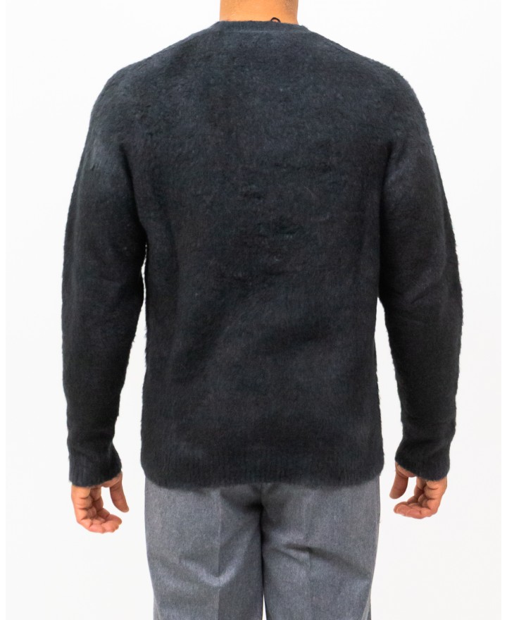 Roberto Collina - Maglia Girocollo Antracite Uomo M52001 21 GRIGIO/NER I25