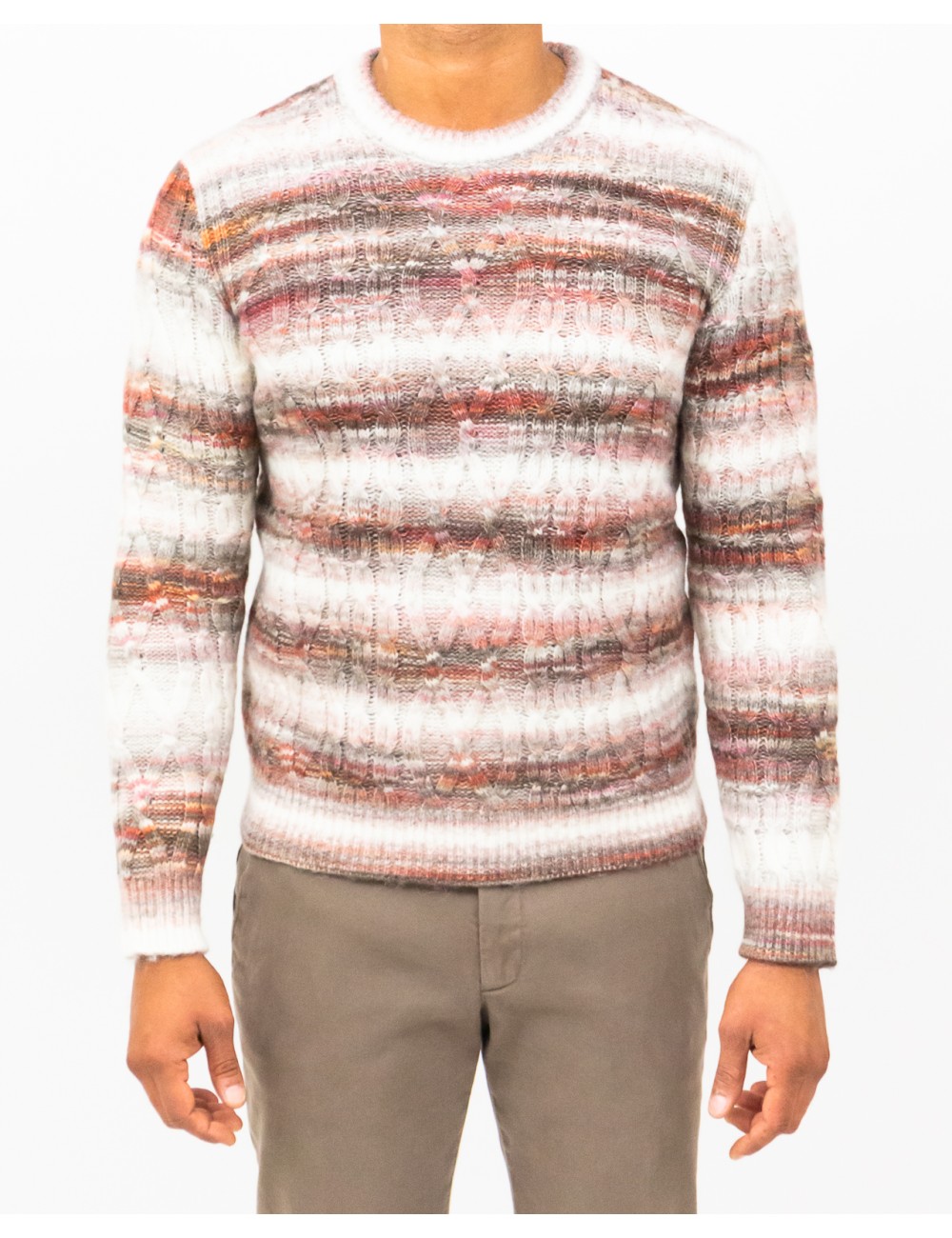 Roberto Collina - Maglia Girocollo Beige Uomo M49101 05 BEIGE I25