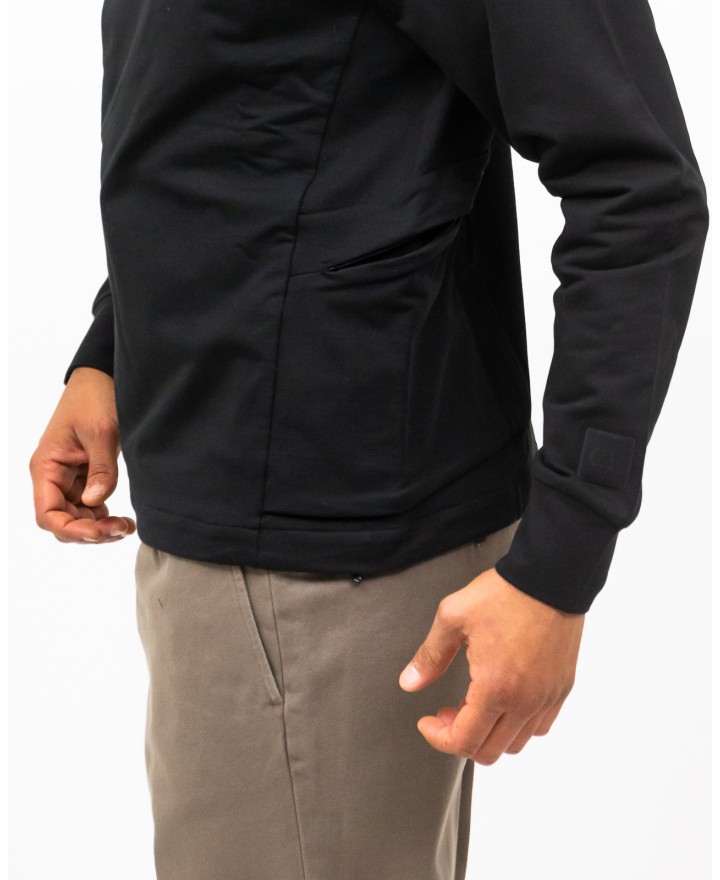 Cp Company Metropolis - Felpa Nera Uomo LSS011A00 6452W 999 I25