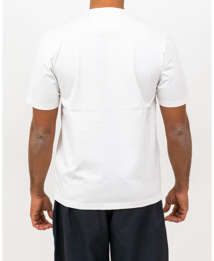 Cp Company Metropolis - T-shirt Bianca Uomo LTS026A00 6370W 103 I25