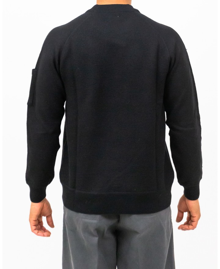 Cp Company  - Maglia Girocollo Nera Uomo MKN198A11 0468A 999 I25