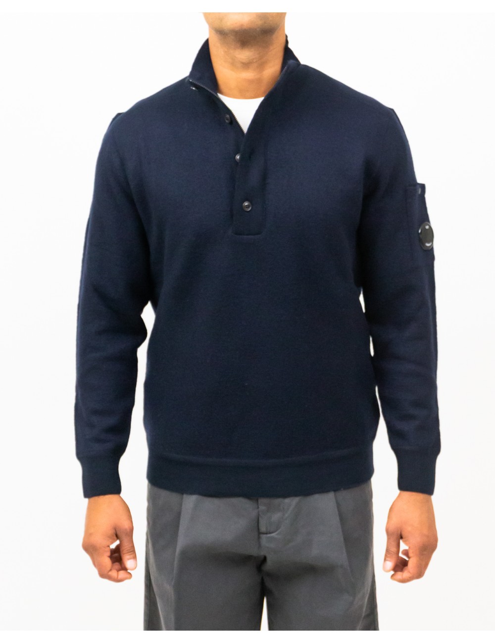 Cp Company - Maglia Polo Blu Uomo MKN199A11 0468A 888 I25