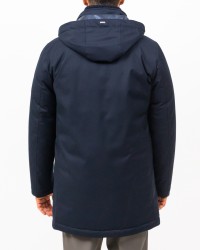 Herno - Piumino Collo in Maglia Blu Uomo PI001155U 12638 9200 I25