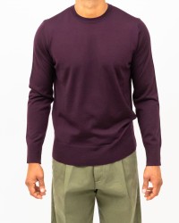 Hindustrie - Maglia Girocollo Bordeaux Uomo HMA003 F10 0034 I25