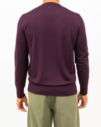 Hindustrie - Maglia Girocollo Bordeaux Uomo HMA003 F10 0034 I25
