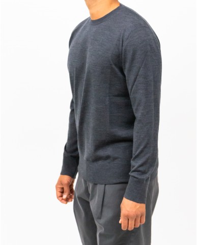 Hindustrie - Maglia Girocollo Grigia Uomo HMA003 F10 0020 I25