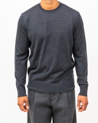 Hindustrie - Maglia Girocollo Grigia Uomo HMA003 F10 0020 I25