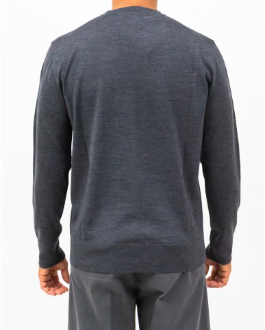 Hindustrie - Maglia Girocollo Grigia Uomo HMA003 F10 0020 I25