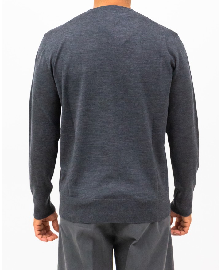 Hindustrie - Maglia Girocollo Grigia Uomo HMA003 F10 0020 I25