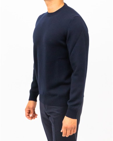 Mauro Ottaviani - Maglia Girocollo Blu Navy Uomo A2201T 5X5 BLU NAVY I25