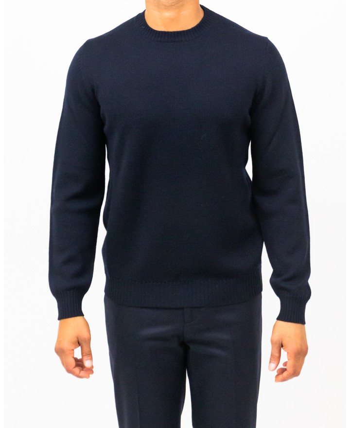 Mauro Ottaviani - Maglia Girocollo Blu Navy Uomo A2201T 5X5 BLU NAVY I25