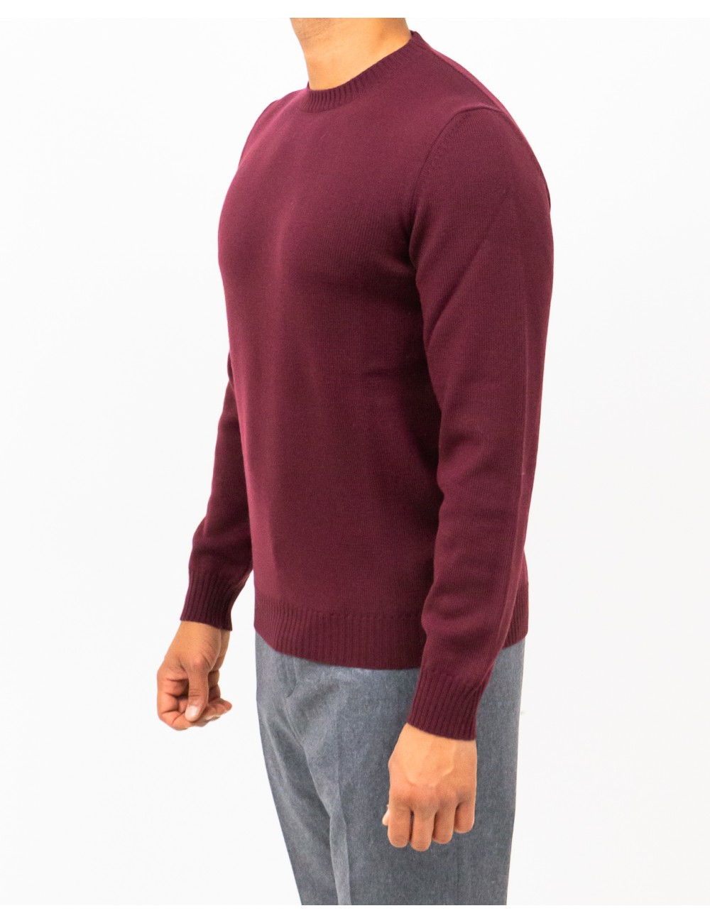 Mauro Ottaviani - Maglia Girocollo Bordeaux Uomo A2201T 3X7 BORDEAUX I25