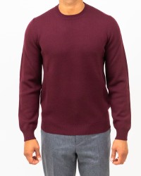 Mauro Ottaviani - Maglia Girocollo Bordeaux Uomo A2201T 3X7 BORDEAUX I25