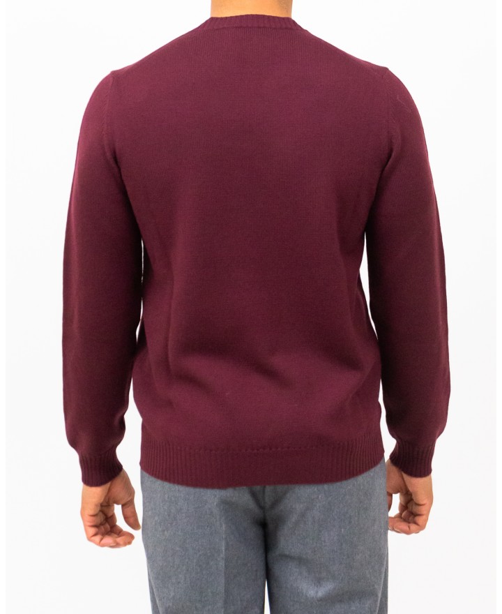 Mauro Ottaviani - Maglia Girocollo Bordeaux Uomo A2201T 3X7 BORDEAUX I25