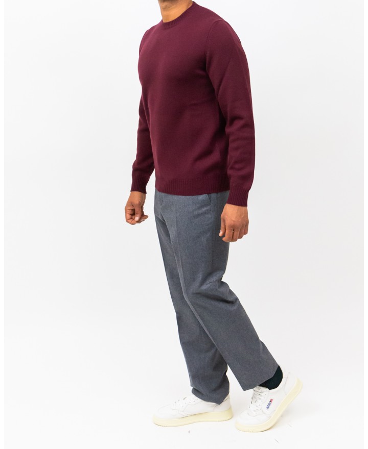 Mauro Ottaviani - Maglia Girocollo Bordeaux Uomo A2201T 3X7 BORDEAUX I25