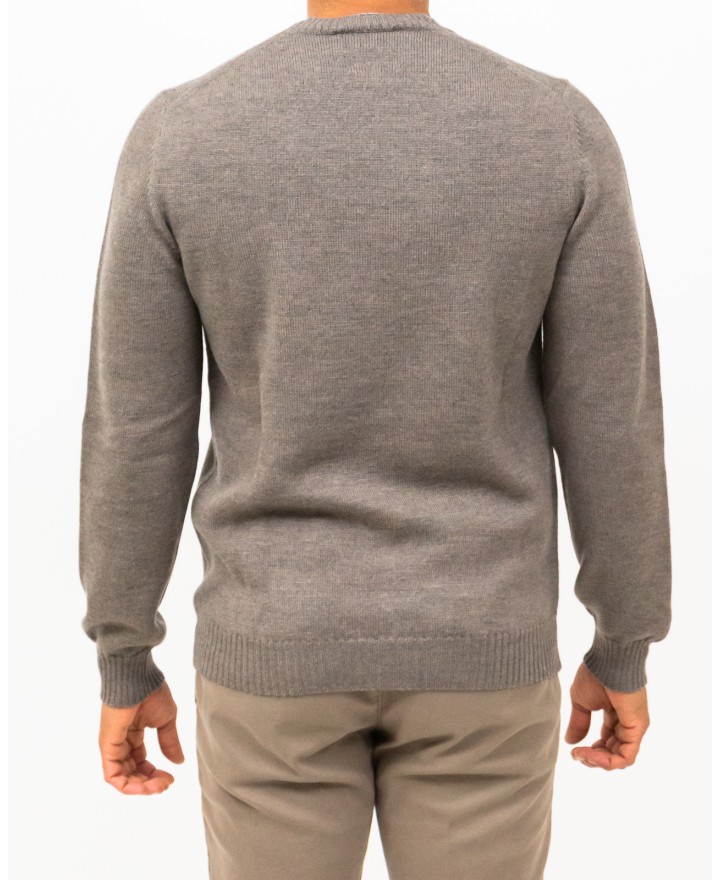 Mauro Ottaviani - Maglia Girocollo Beige Uomo A2201T 9BZ ALPACA I25