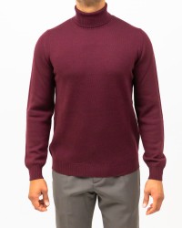 Mauro Ottaviani - Maglia Dolcevita Bordeaux Uomo A2204T 3X7 BORDEAUX I25