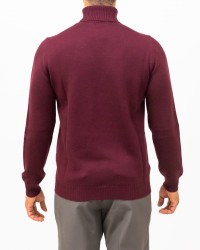 Mauro Ottaviani - Maglia Dolcevita Bordeaux Uomo A2204T 3X7 BORDEAUX I25