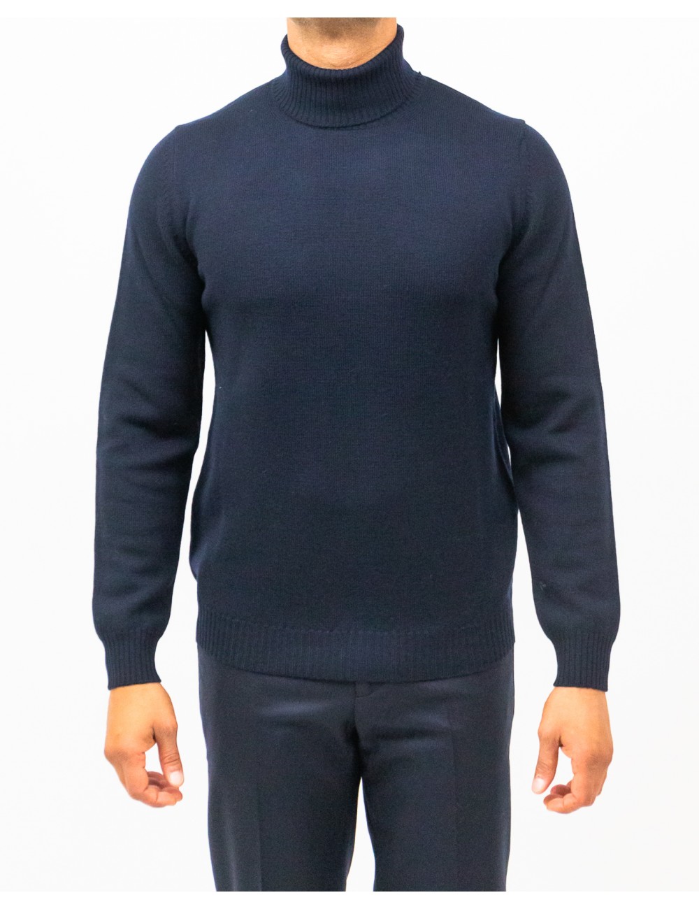 Mauro Ottaviani - Maglia Dolcevita Blu Navy Uomo A2204T 5X5 BLU NAVY I25