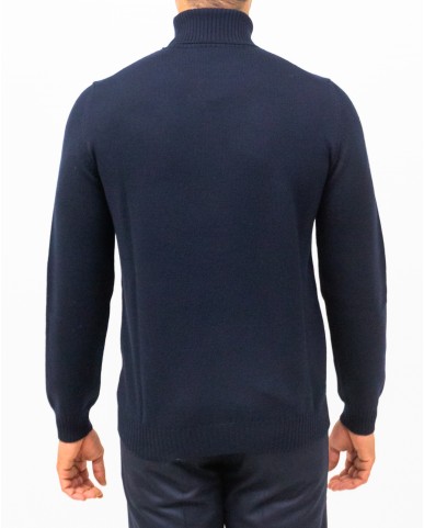 Mauro Ottaviani - Maglia Dolcevita Blu Navy Uomo A2204T 5X5 BLU NAVY I25