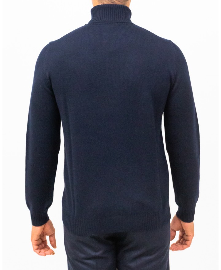 Mauro Ottaviani - Maglia Dolcevita Blu Navy Uomo A2204T 5X5 BLU NAVY I25