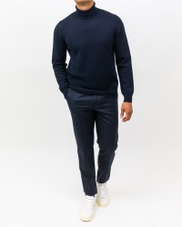 Mauro Ottaviani - Maglia Dolcevita Blu Navy Uomo A2204T 5X5 BLU NAVY I25