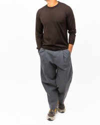 Mauro Ottaviani - Maglia Girocollo Marrone Uomo P001 E31572 CAFFE I25