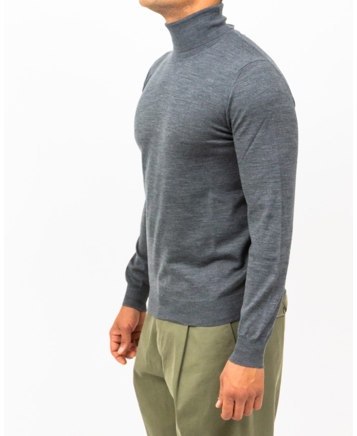 Mauro Ottaviani - Maglia Dolcevita Grigio Perla Uomo P003 30183 GRIGIO I25