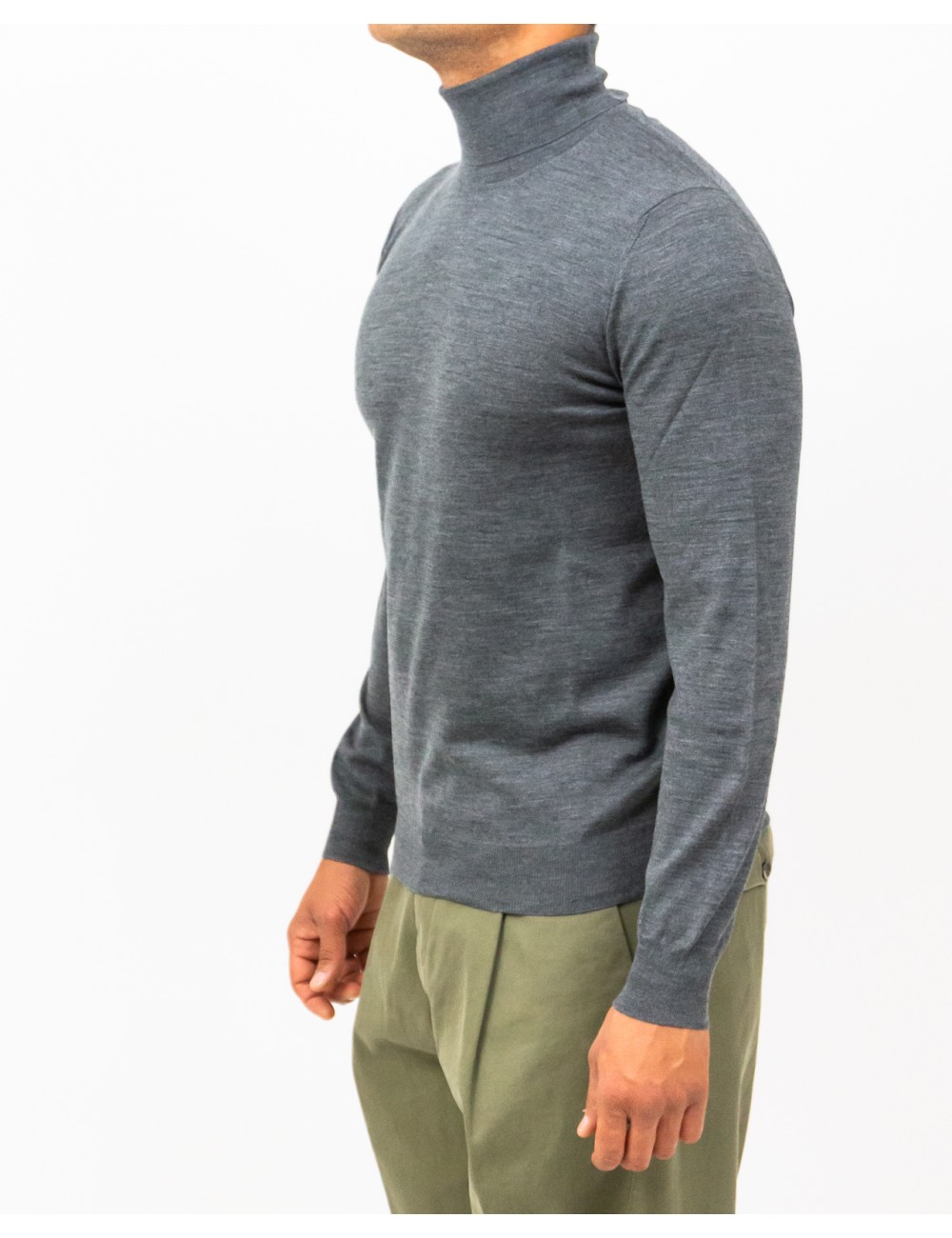 Mauro Ottaviani - Maglia Dolcevita Grigio Perla Uomo P003 30183 GRIGIO I25