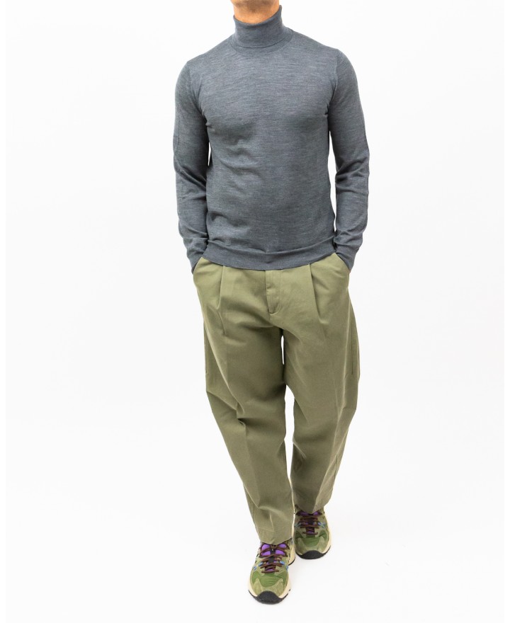 Mauro Ottaviani - Maglia Dolcevita Grigio Perla Uomo P003 30183 GRIGIO I25