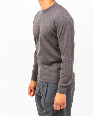 Mauro Ottaviani - Maglia Girocollo Tortora Uomo P001 31330 YAK I25