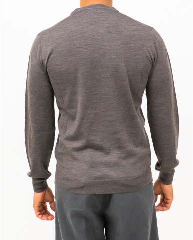 Mauro Ottaviani - Maglia Girocollo Tortora Uomo P001 31330 YAK I25