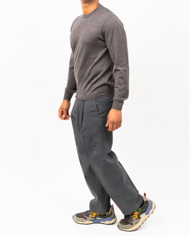 Mauro Ottaviani - Maglia Girocollo Tortora Uomo P001 31330 YAK I25