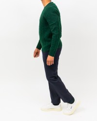 Polo Ralph Lauren - Maglia Girocollo Treccia Verde Uomo 710876762004 I25