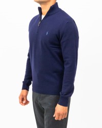 Polo Ralph Lauren - Maglia Collo Alto Blu Uomo 710876756001 I25