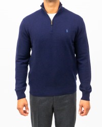Polo Ralph Lauren - Maglia Collo Alto Blu Uomo 710876756001 I25