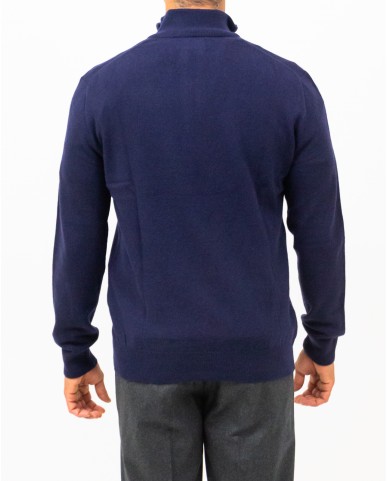 Polo Ralph Lauren - Maglia Collo Alto Blu Uomo 710876756001 I25